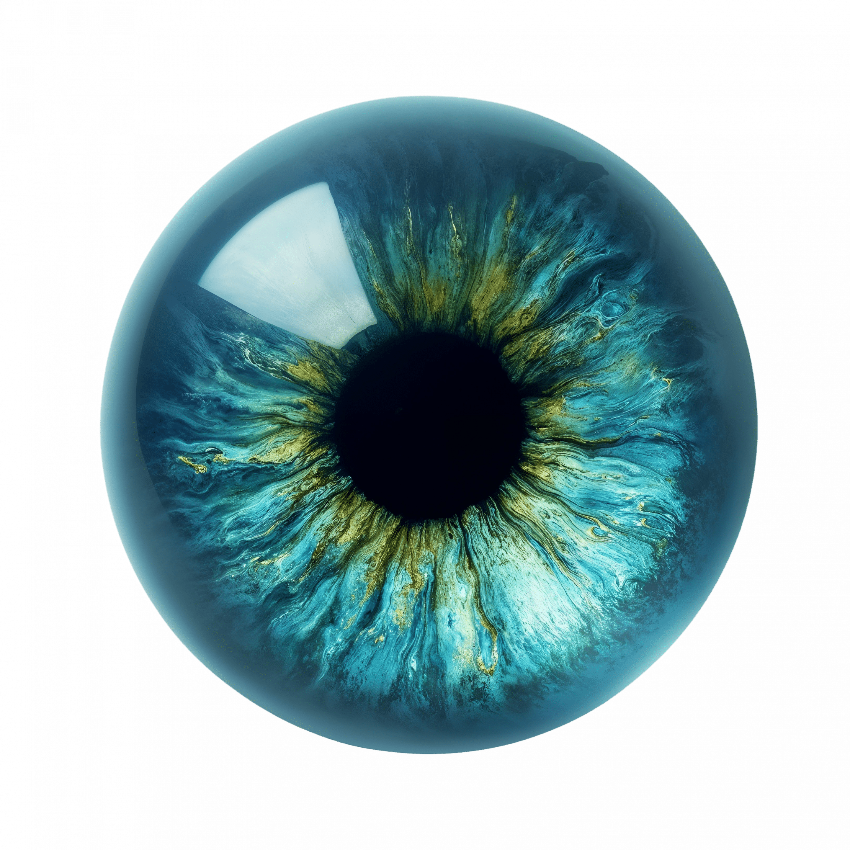 Photographie d'iris - Vue d'ensemble artistique