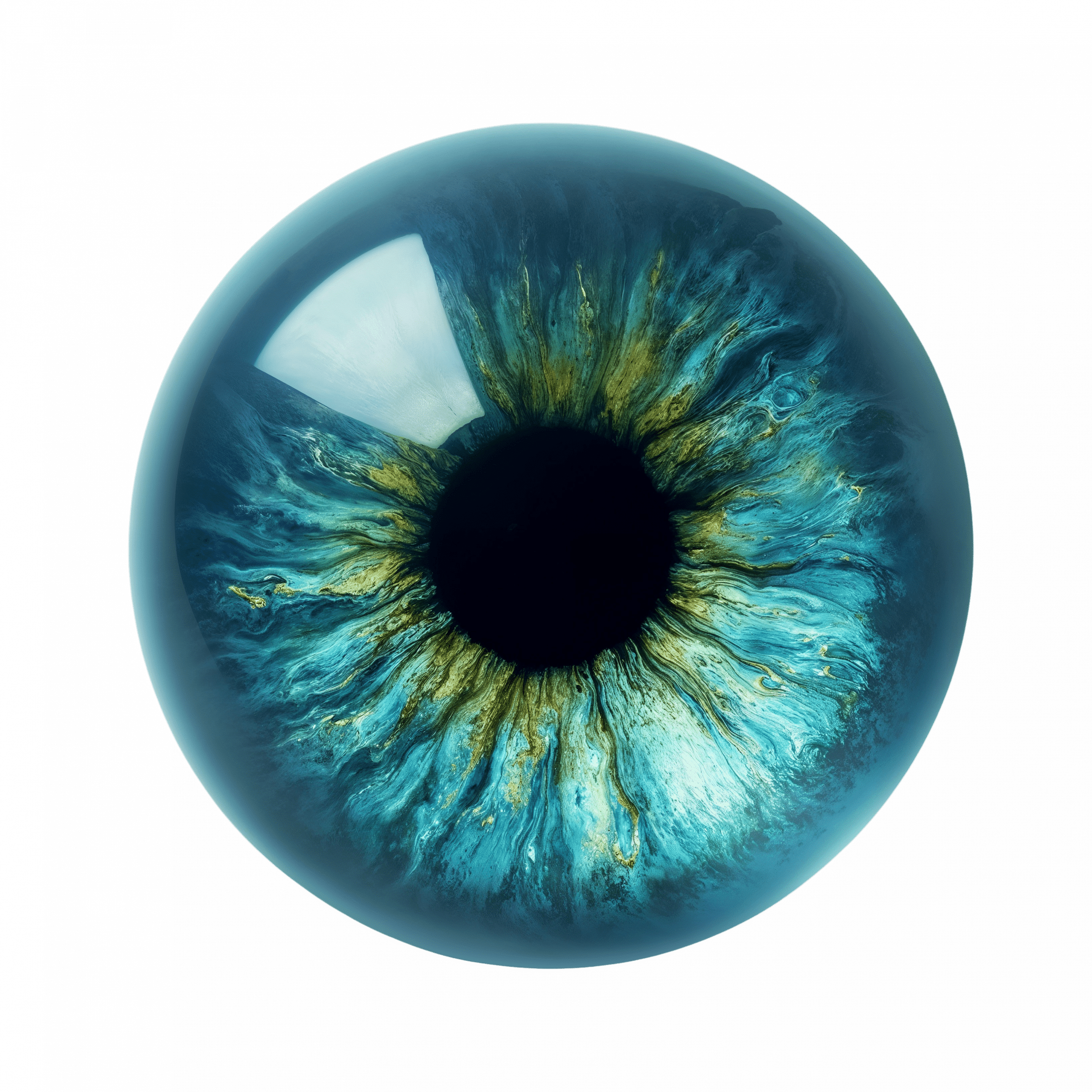 Photographie d'iris - Vue d'ensemble artistique