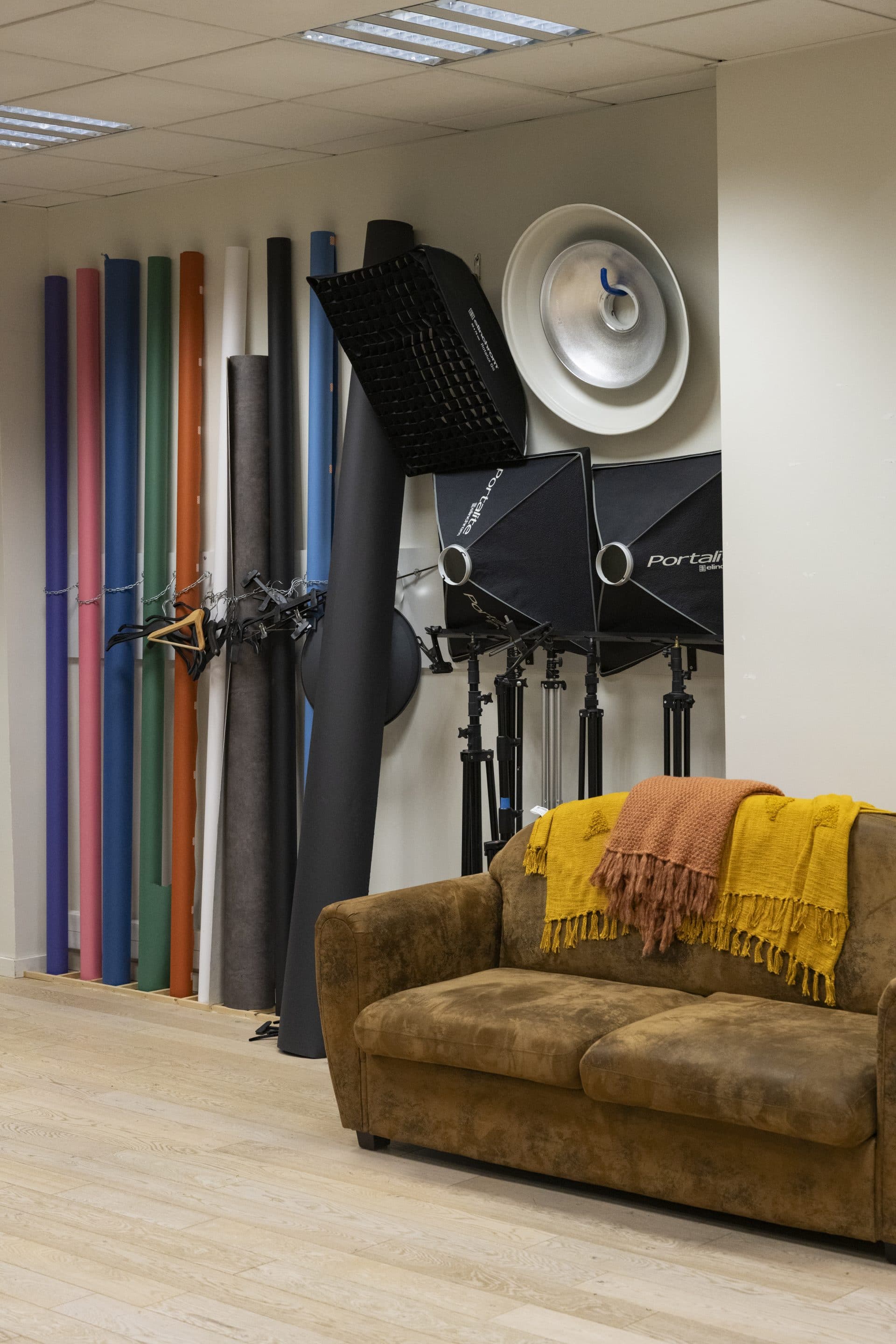 Fonds de studio photo colorés à Lille