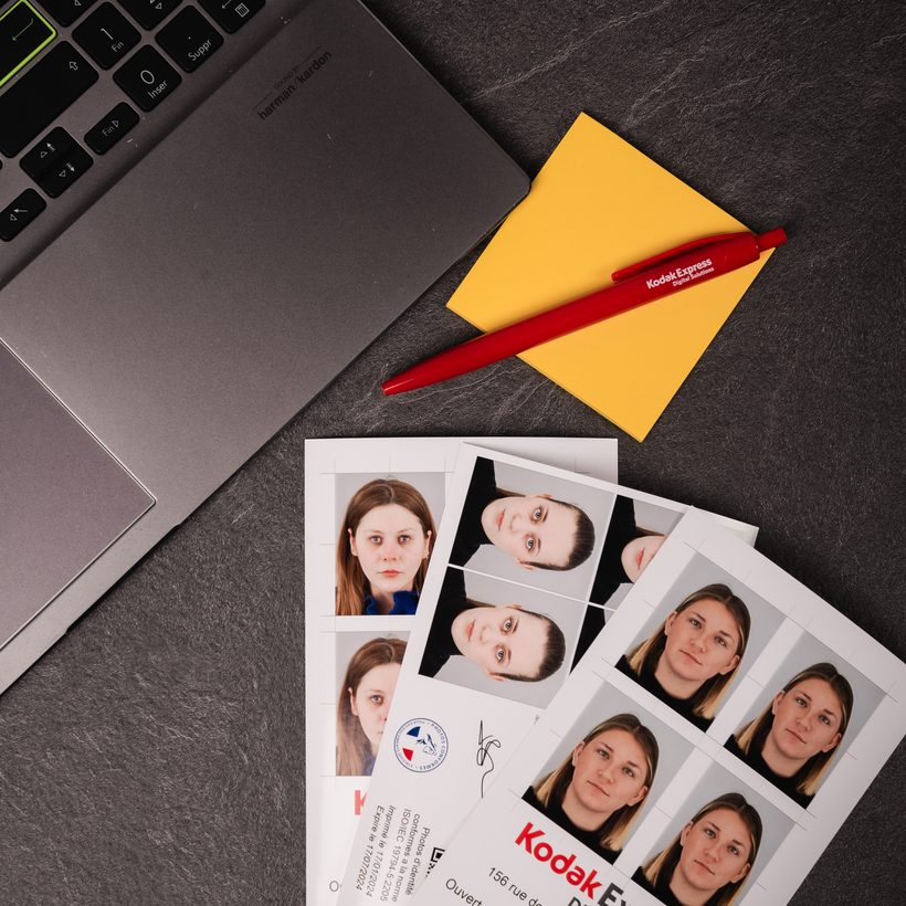 Photos d'identité et passeport imprimées, service photo ID à Lille