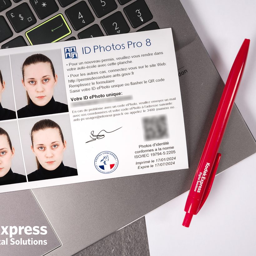 Photo d'identité agréée ID Photos Pro à Lille, Kodak Express